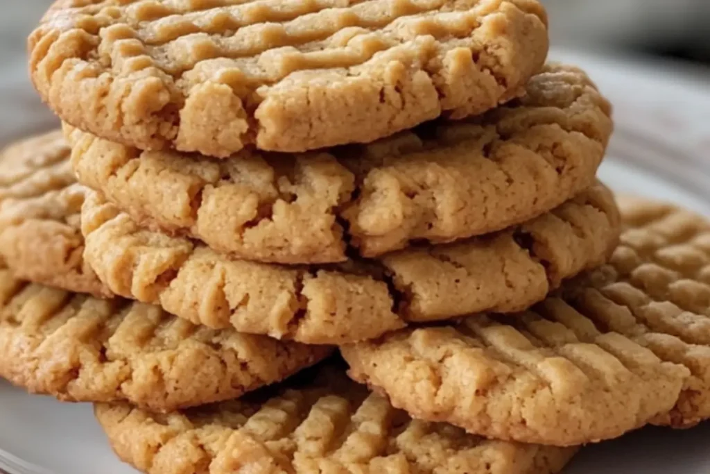 3 ingredient peanut butter cookies no egg