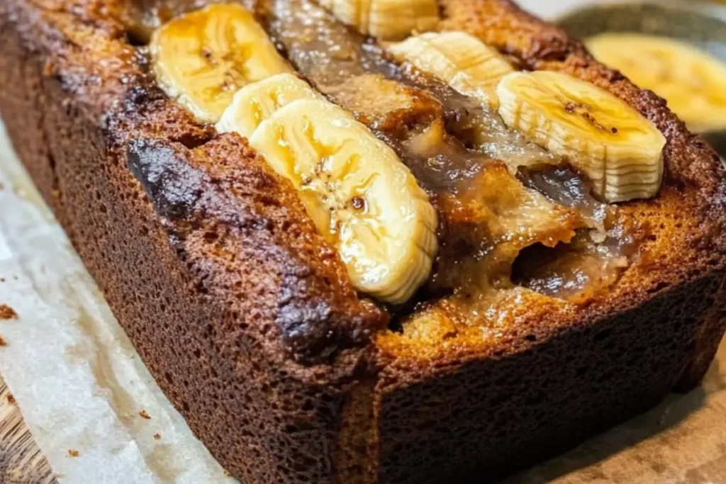 4 ingredient banana bread