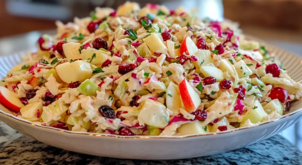 Apple Cranberry Coleslaw