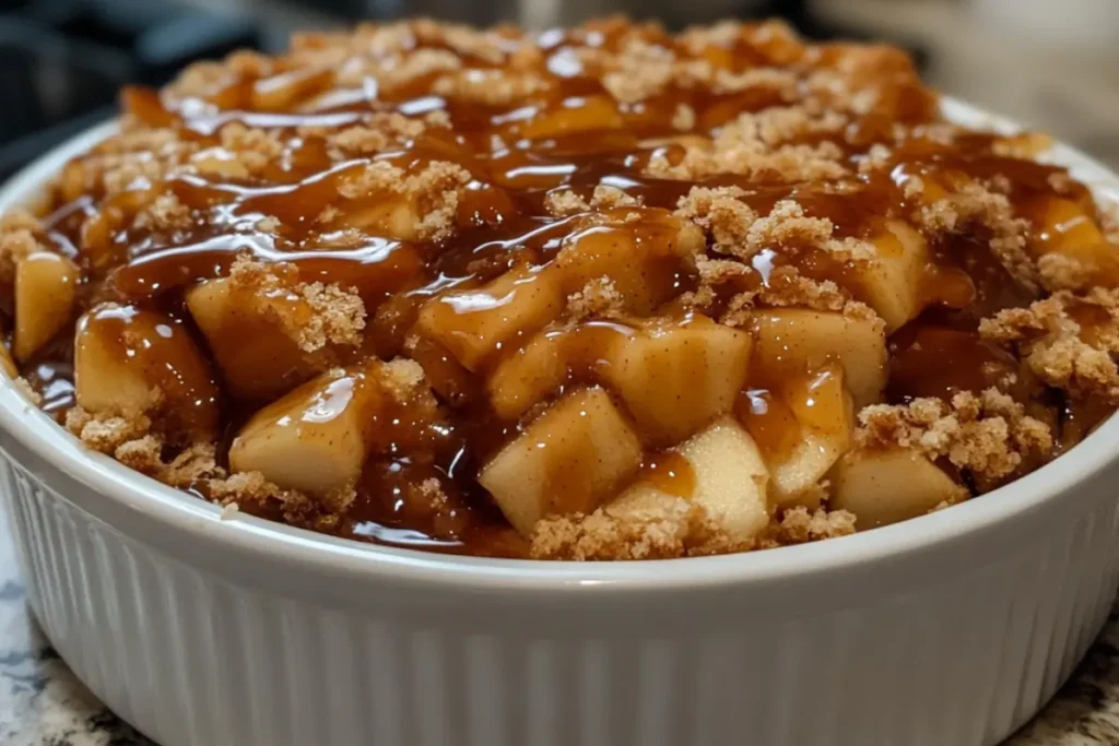 Caramel Apple Dump Cake