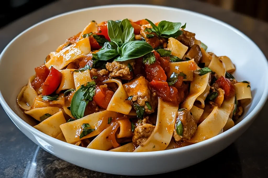 Italian Drunken Noodles