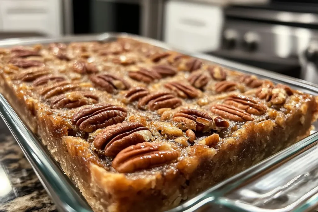 Lazy Girl Pecan Pie Bars