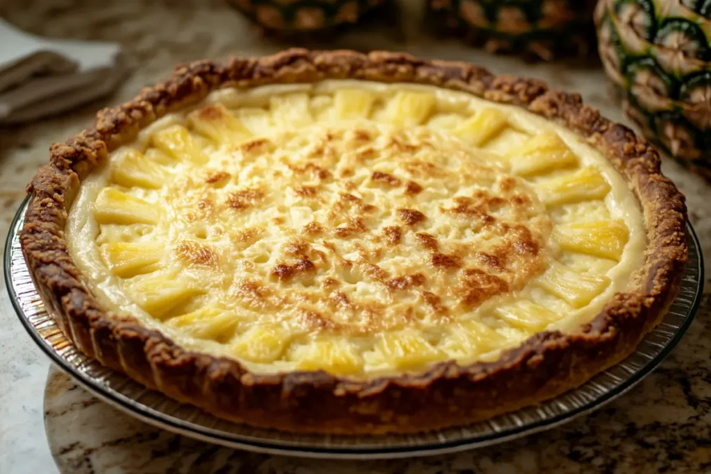 Pineapple Cream Cheese Pie