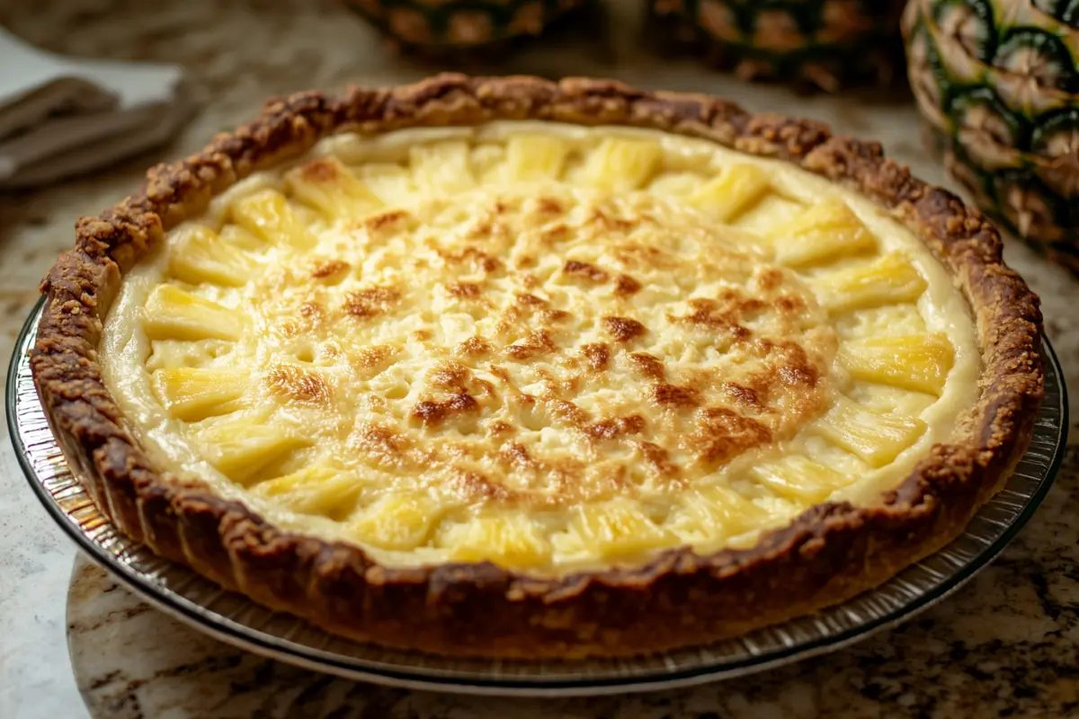Pineapple Cream Cheese Pie
