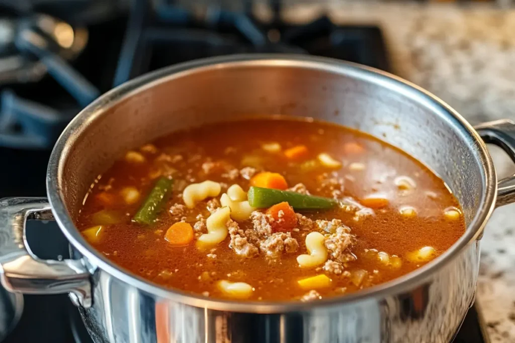 Simple Ingredients for Busy Day Soup Recipe