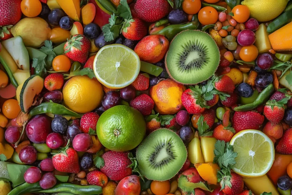 Bowls of mexican fruit salad being served
